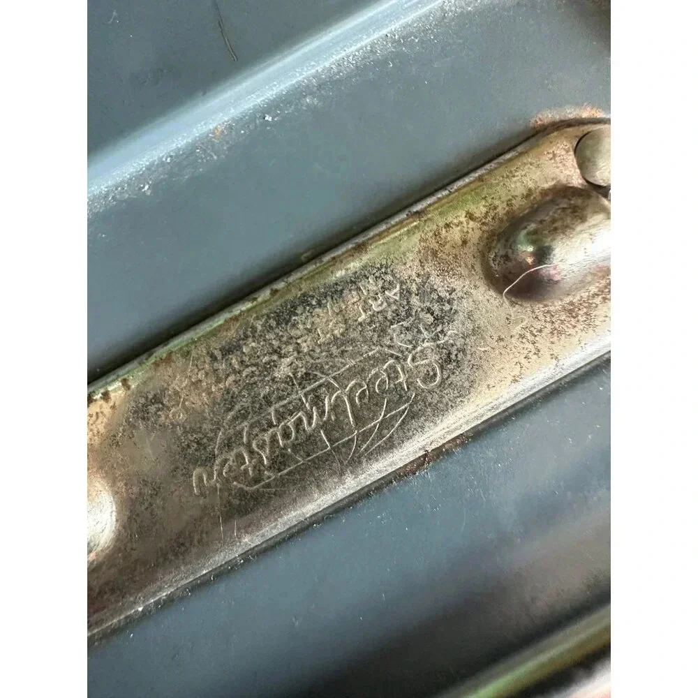 Gray Metal Lock Box